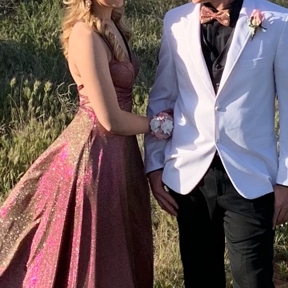 matching prom dresses and suits